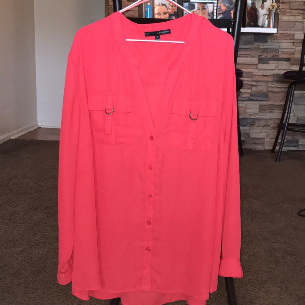 Harve Bernard long sleeve blouse